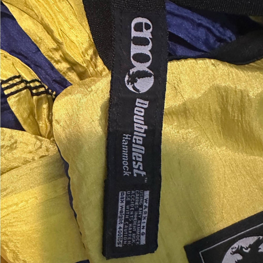 DoubleNest Hammock - Yellow and Blue